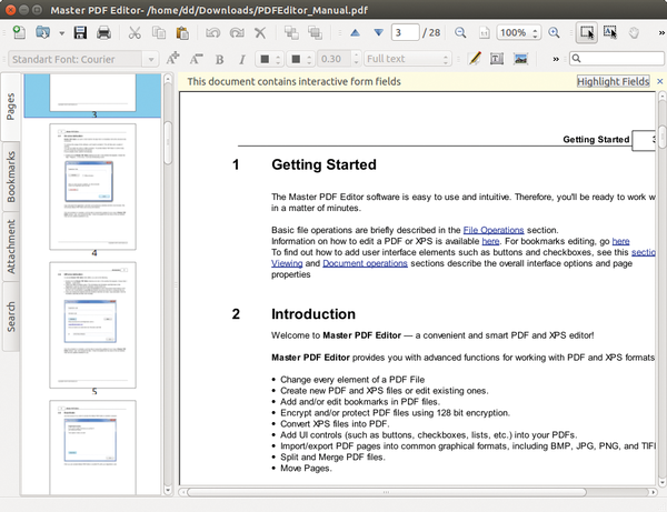 Install Master Pdf Editor Debian