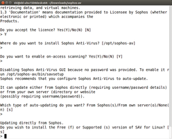 Sophos antivirus top for linux