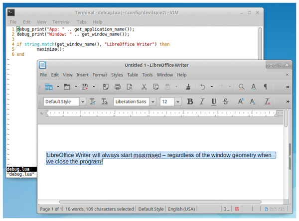 Tutorial Devilspie2 Linux Magazine