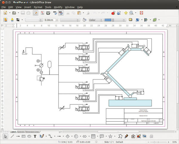 Libreoffice Draw Visio Export