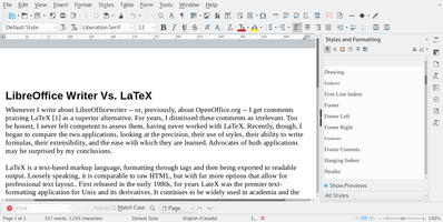 Templates for libreoffice writer