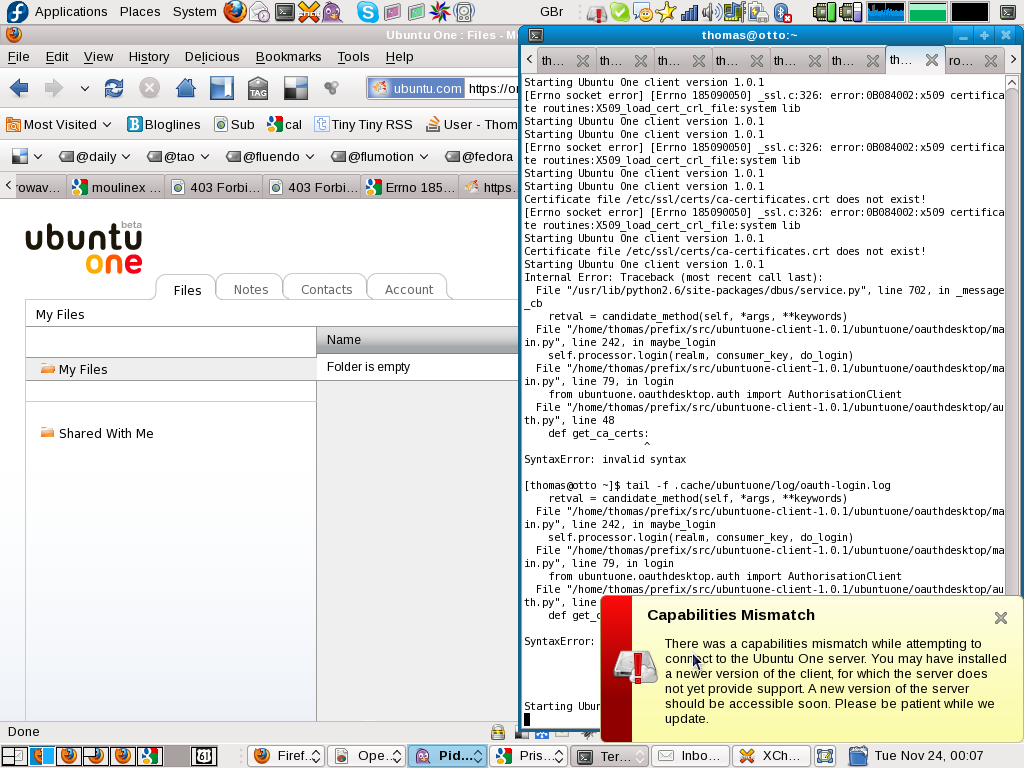 Ubuntu One Clients for KDE and