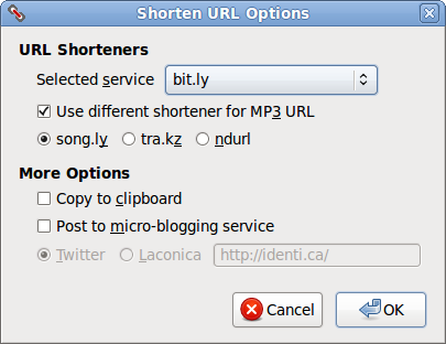 Long URLs with Shorten URL