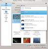 Figure 2: KDE supports multiple types of desktops.