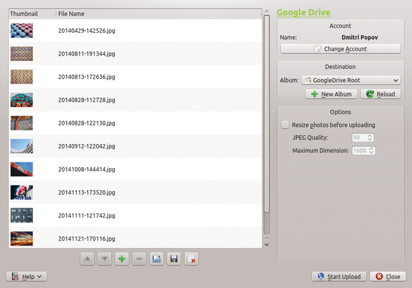 google drive export list of file names