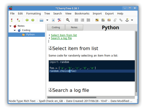 Tutorials Cherrytree Linux Magazine