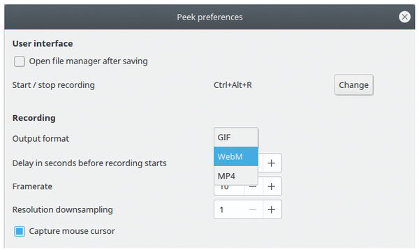 GitHub - phw/peek: Simple animated GIF screen recorder with an easy to use  interface