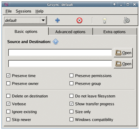 grsync password grsync password