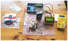 Figure 2: A segment display allows debugging of the setup; Klappe zu = trap closed.