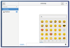 Figure 5: Choosing emojis in Fedora.