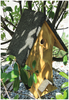 Figure 1: A comfortable villa for birds: the two-story birdhouse in Charly's garden.