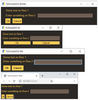 Figure 1: PySimpleGUI uses the graphic libraries for (top to bottom) Tkinter, Qt, Wx, and a web app.