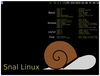 Figure 1: Although plain, Snal's i3 interface shows the most important keyboard shortcuts on the desktop.