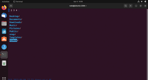 Figure 1: By default, nnn will open to your current running directory (in this case the home folder), unless you specify the PATH variable.
