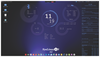 Figure 1: The eye-catching SysLinuxOS desktop requires a full HD resolution.