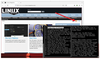 Figure 1: The Linux Magazine site features the RSS symbol, and therefore users can receive their updates using a newsreader. In this picture, you can see the CAST-text terminal-based reader in action.