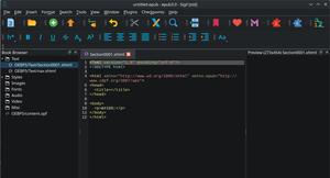 Figure 1: Sigil's multipane workspace.