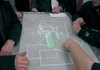 Figure 2: Inventor Pascal Schmitt presented a light table with multi-touch functionality.