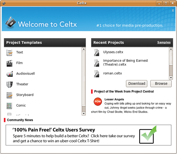 celtx script format settings celtx script format settings