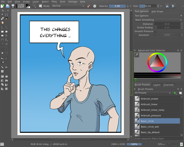 Krita Kde S Powerful Graphics Editor Takes On Linux Magazine Krita has better and streamlined animation features over photoshop's default timeline animation which i abhor greatly. krita kde s powerful graphics editor