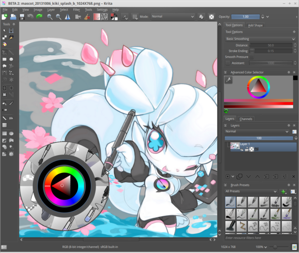 krita kde s powerful graphics editor