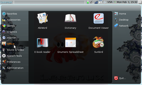 Netbook Distro Leeenux Linux 2.0 with lots of A... » Linux Magazine